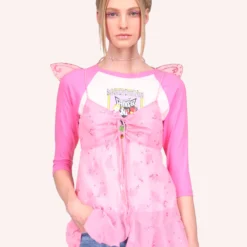 Anna Sui Flock Crinkle Chiffon Tank