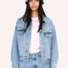 Anna Sui Studded Denim Jacket -Anna Sui Store 0123F30 c