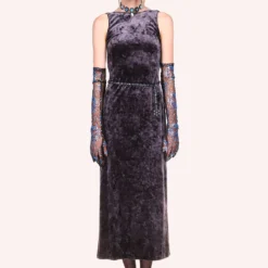 Anna Sui Stretch Velvet Dress