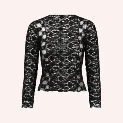 Anna Sui Floral Stretch Lace L/S Top -Anna Sui Store 1023J20KeranLu
