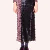 Anna Sui Color Block Stretch Velvet Skirt -Anna Sui Store 1123F10 imgclose