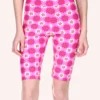 Anna Sui Utopian Gingham Bike Shorts 2 Anna Sui Utopian Gingham Bike Shorts -Anna Sui Store 222C43pinkcloseup