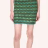 Anna Sui Ombre Hand Crochet Skirt By Konry K -Anna Sui Store 222N10greenclose