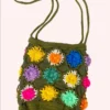 Anna Sui Rainbow 3D Floral Hand Crochet Bag -Anna Sui Store 222o90flat scaled