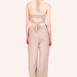 Anna Sui Rosebuds Mesh Halter Tank -Anna Sui Store 223D21 img36KeranLu