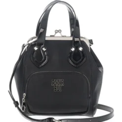 Metallica Clasp Crossbody Bag