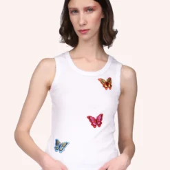 Anna Sui Butterfly Patch Baby Tank