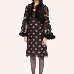 Anna Sui 3-D Floral Tulle Bed Jacket 12 Anna Sui 3-D Floral Tulle Bed Jacket -Anna Sui Store 723K30 img07KeranLu
