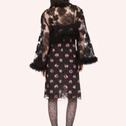 Anna Sui 3-D Floral Tulle Bed Jacket 11 Anna Sui 3-D Floral Tulle Bed Jacket -Anna Sui Store 723K30 img42KeranLu