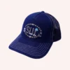 Anna Sui Studded Denim Trucker Hat -Anna Sui Store KeranLu capsideviewcreambg