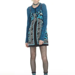 Anna Sui Birds And Berries Slip Dress -Anna Sui Store LOOK 24 0014