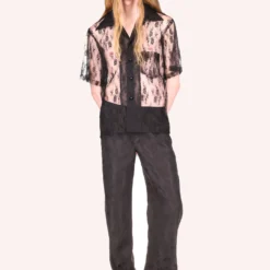 Anna Sui Lace Button Down Top 13 Anna Sui Lace Button Down Top -Anna Sui Store M1023H20 img01