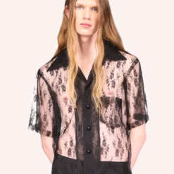 Anna Sui Lace Button Down Top