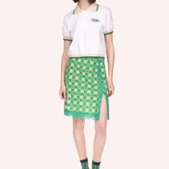 Anna Sui Deco Polo Tee -Anna Sui Store a322m20front glogreen 2c807df2 de67 4057 9f24 b738a1cc88b0 scaled