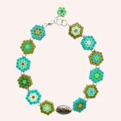 Anna Sui Daisy Chains Abalone Choker