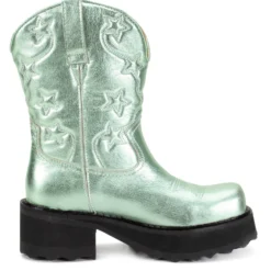 Anna Sui X John Fluevog Ankle Cowboy Boot -Anna Sui Store grnIMG 0838po scaled