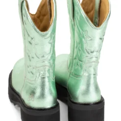 Anna Sui X John Fluevog Ankle Cowboy Boot -Anna Sui Store grnIMG 0958b scaled