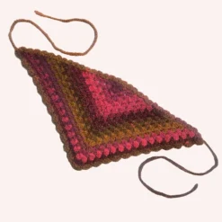 Anna Sui Ombre Hand Crotchet Headscarf By Konry K