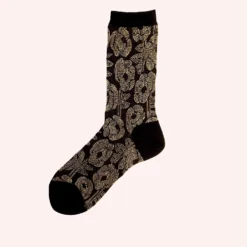 Anna Sui Ribbed Roses Sock